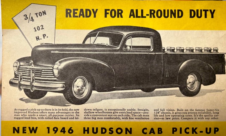 1946 Hudson Big Boy Pickup Truck 52