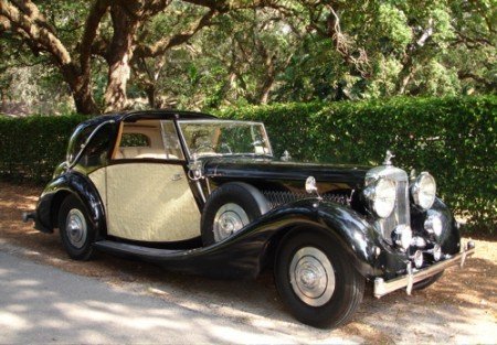 1939 daimler straight 8 sedanca coupe