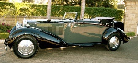 1934 rolls royce phantom ii continental 3 position drophead coupe