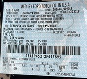 For Sale 2003 Ford Mustang