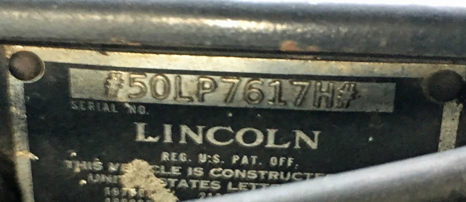 1950 Lincoln Cosmopolitan