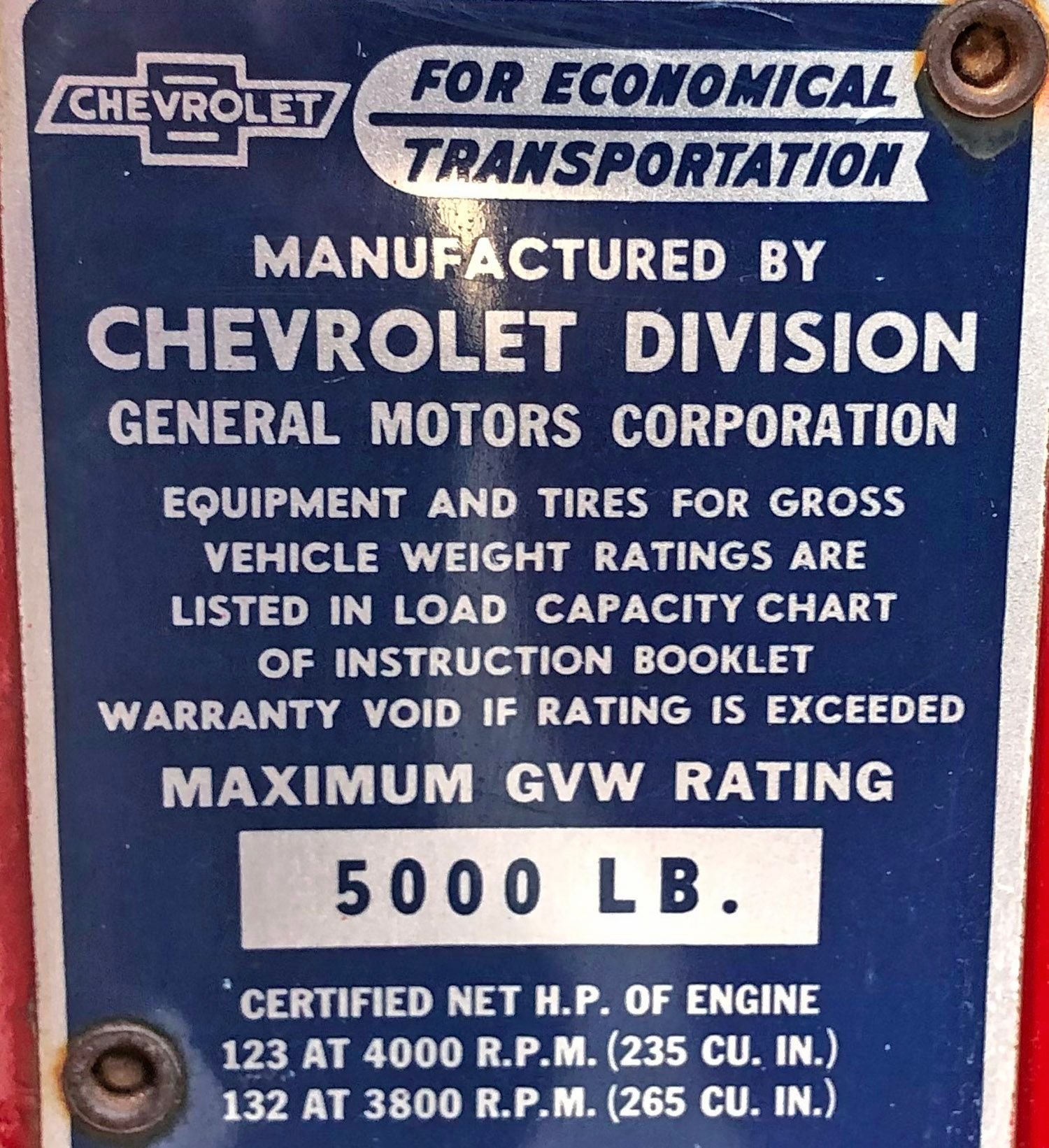 1956 Chevrolet 1/2-Ton Pickup