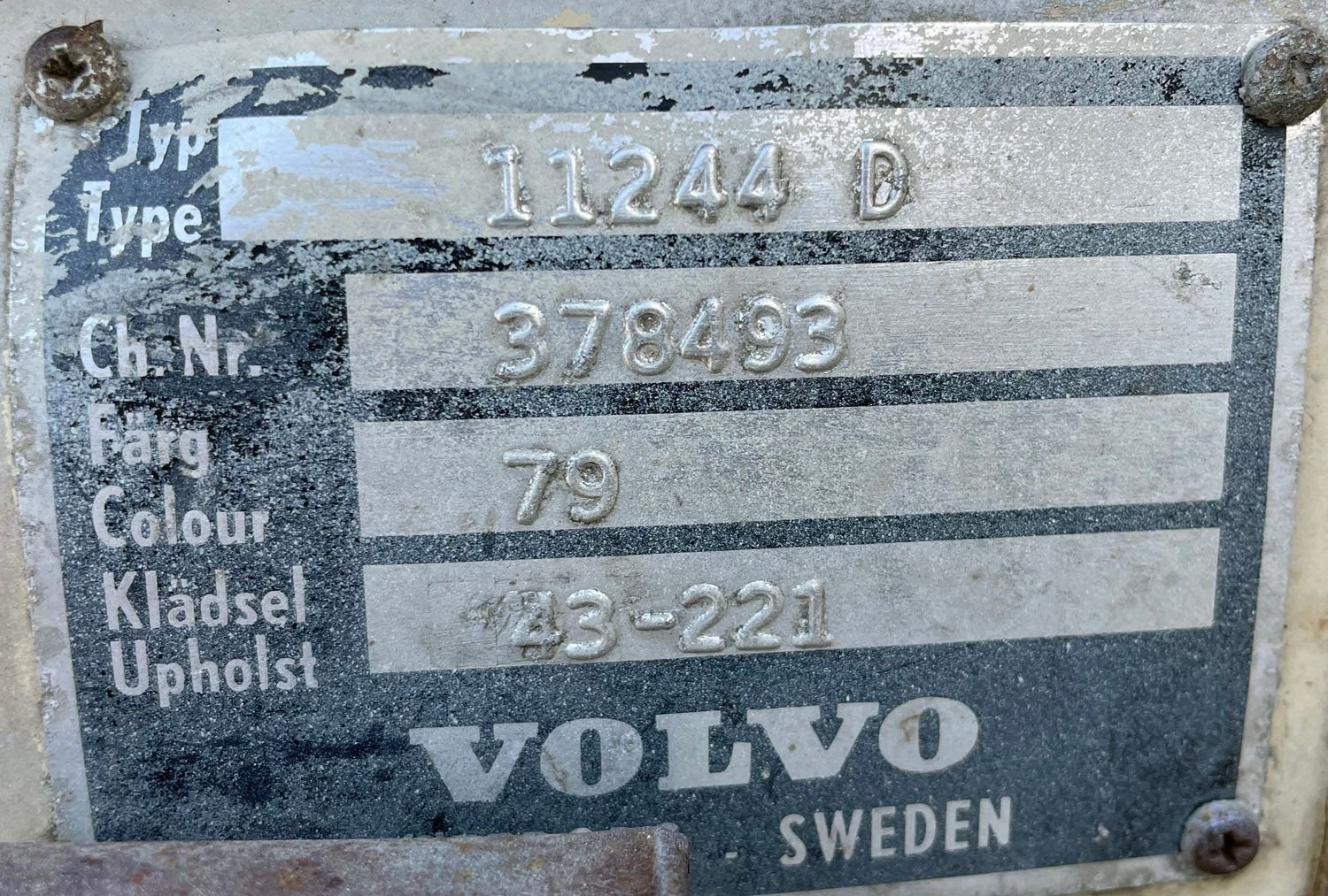 1963 Volvo 544 Sport