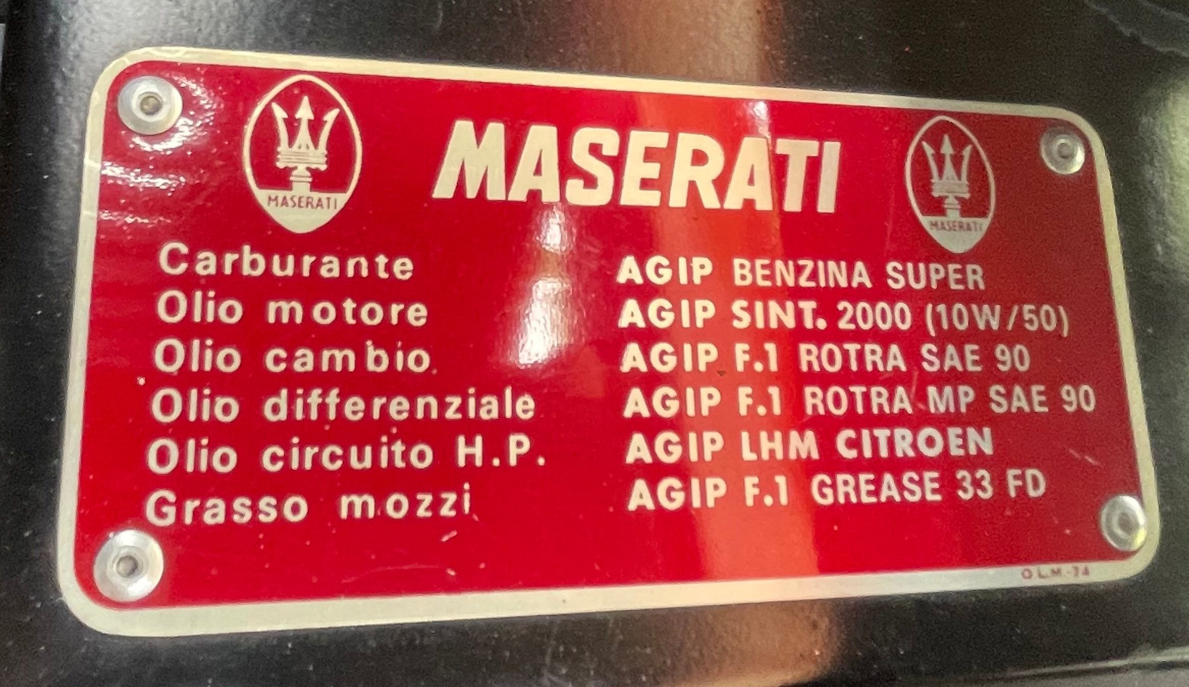 1974 Maserati Merak