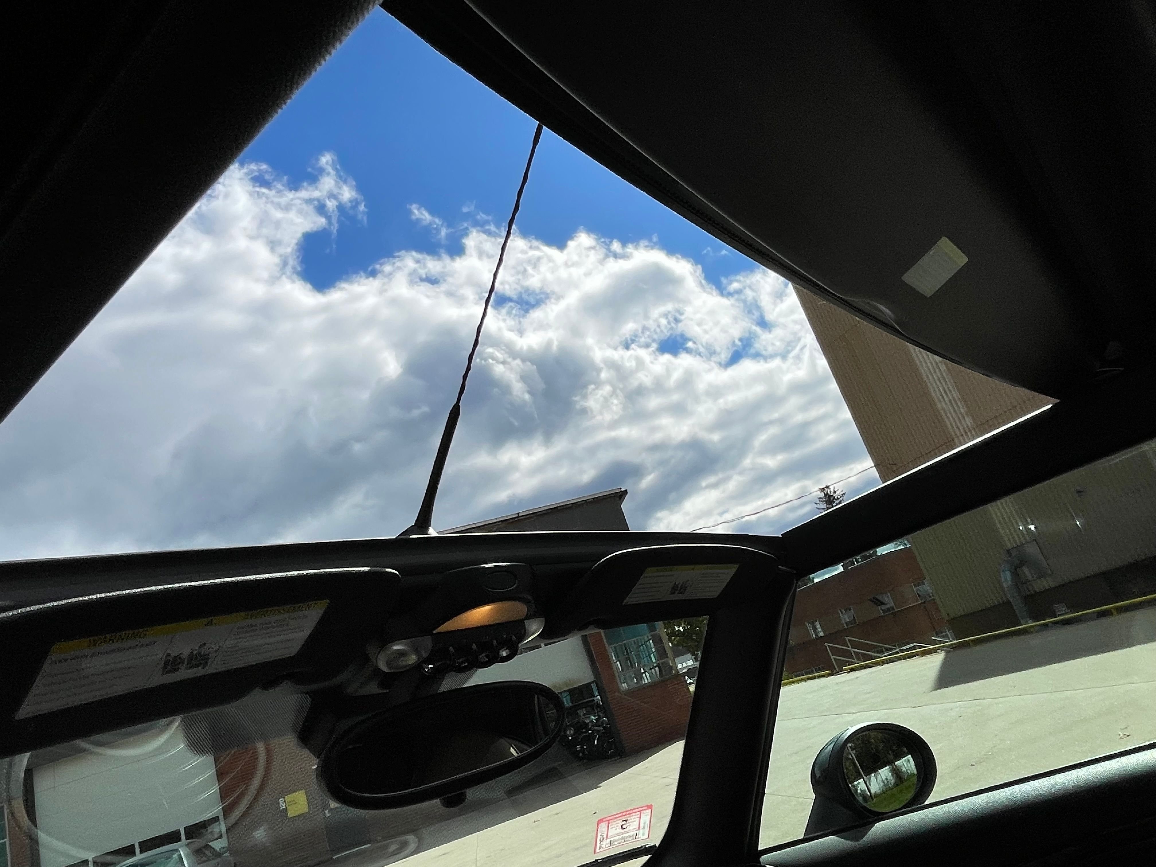 Black Soft Top With Heated Glass Window For Mini Cooper/S Cabrio 2009-2015 - Sailcloth Vinyl