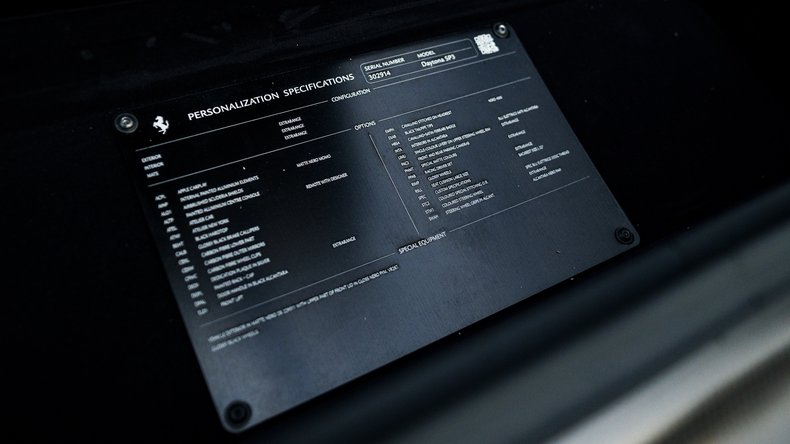 Broad Arrow Private Sales | 2024 Ferrari SP3 Daytona