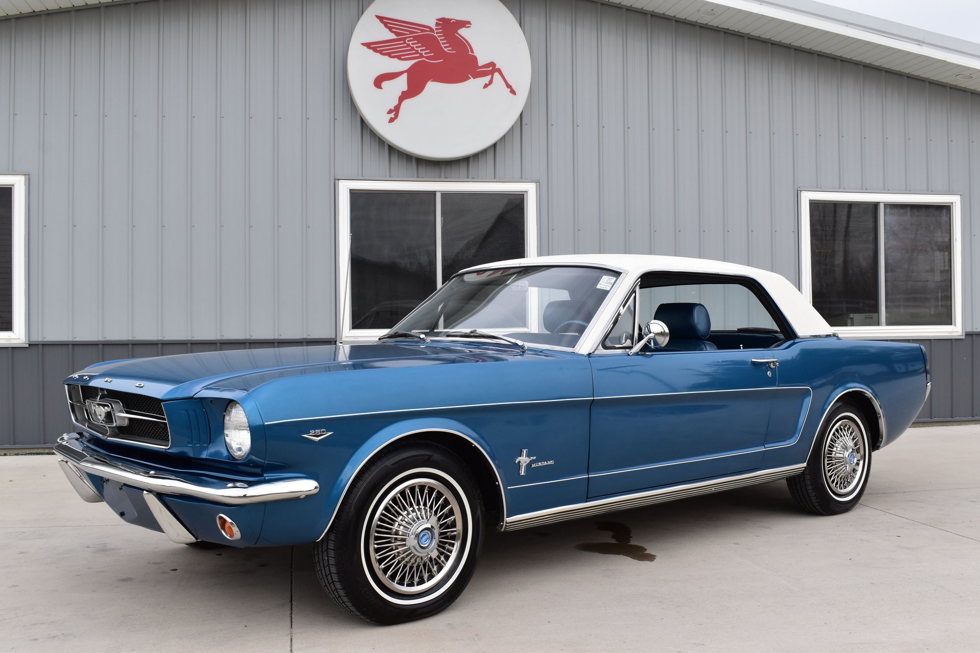 1965 Blue Mustang Convertible