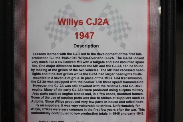 1947 Willys CJ2A