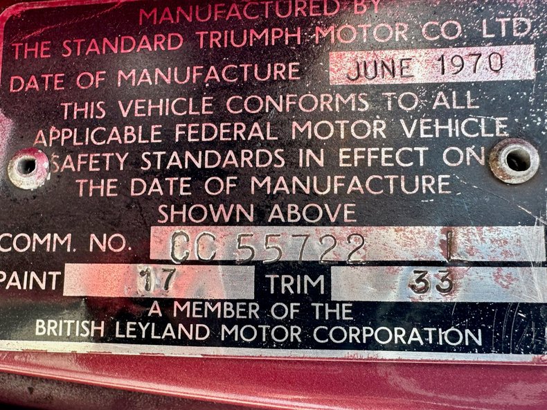 1971 Triumph TR-6 77