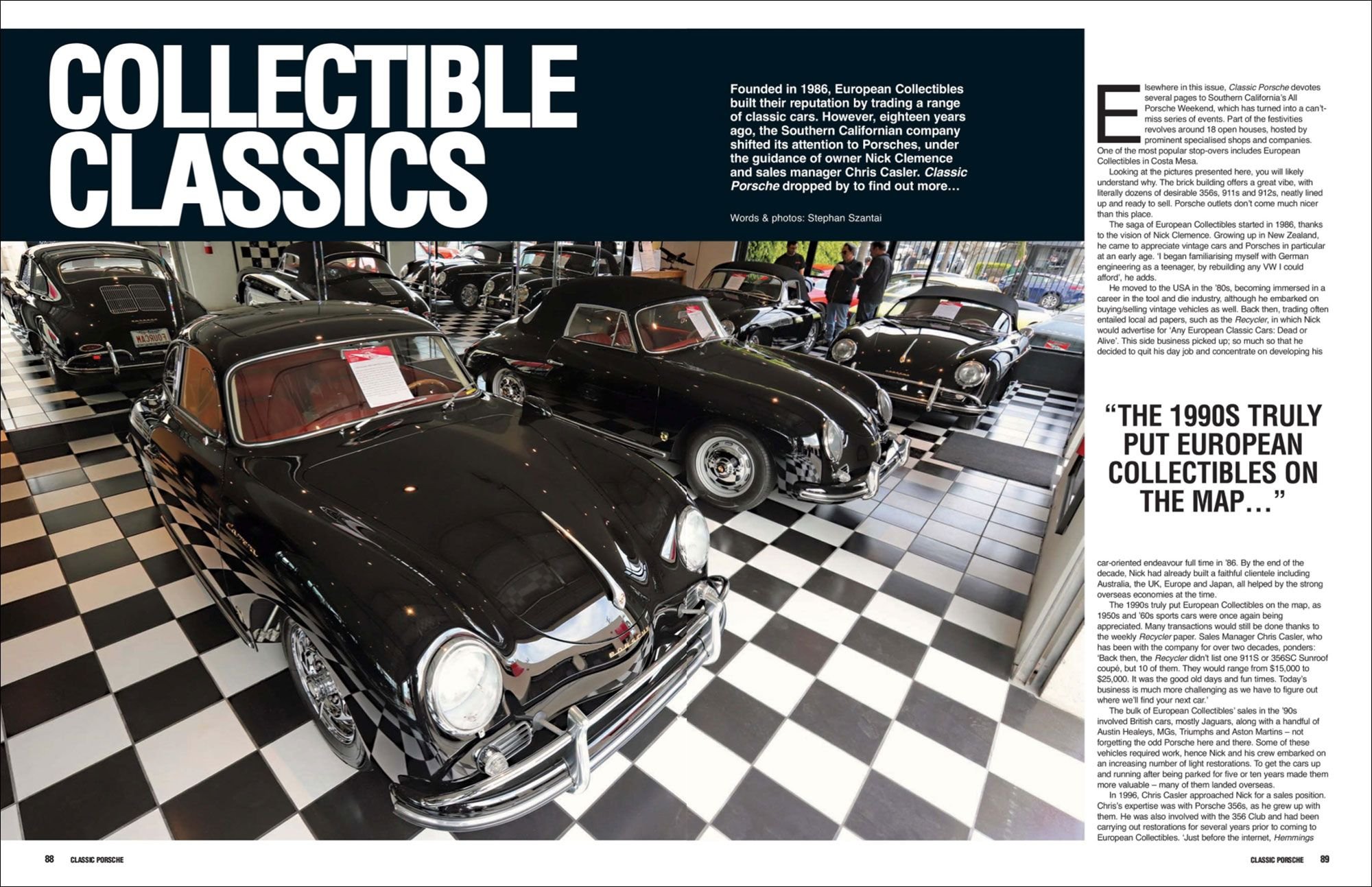 European Collectibles- Featured on Classic Porsche Magazine