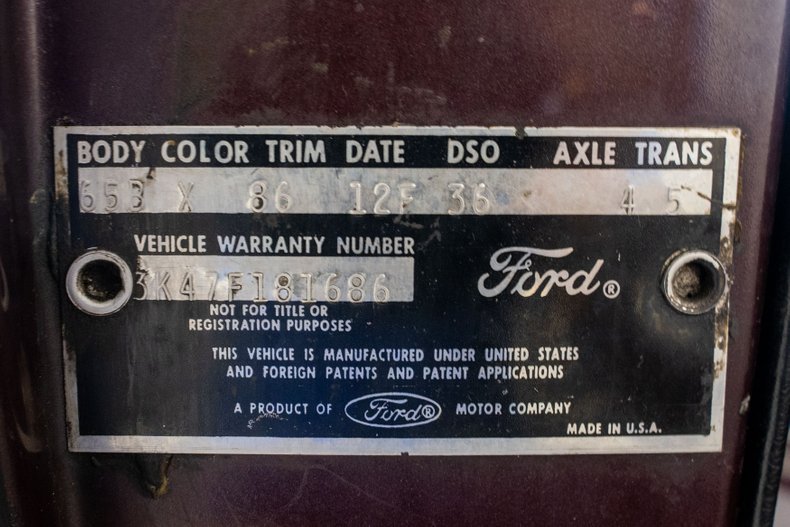 1963 Ford Fairlane 500