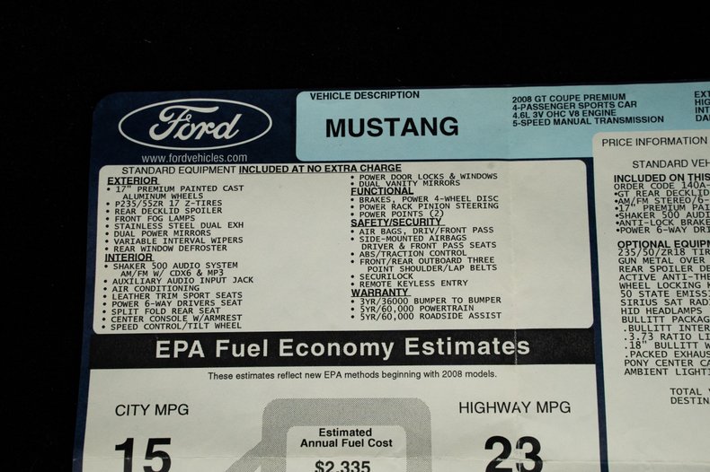 2008 Ford Mustang