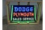 Dodge Plymouth Sales & Service Neon Sign