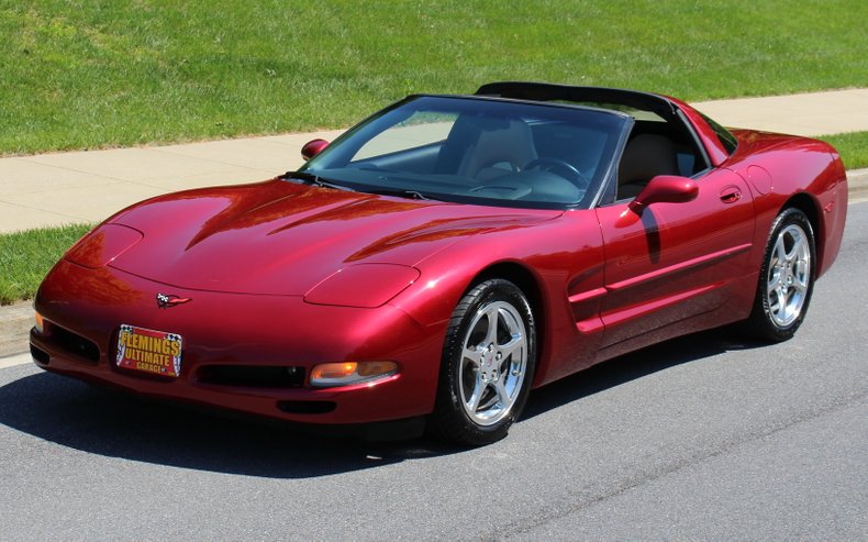 2002 Chevrolet Corvette for sale to buy or purchase targa top low miles.