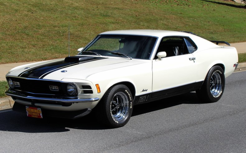 1970 Mustang Mach 1 White