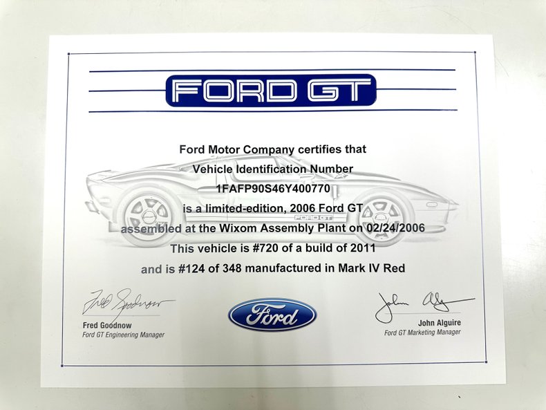 2006 FORD GT