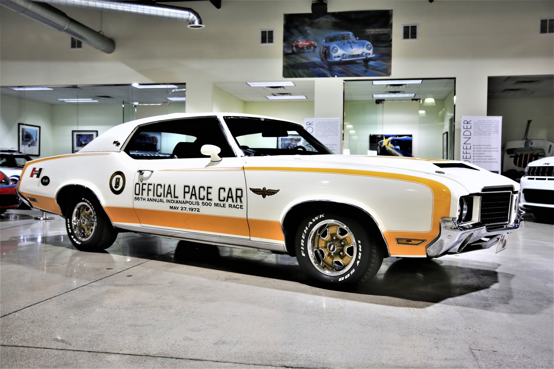 Kit Décalcomanies/bandes Oldsmobile Cutlass Hurst/Olds Indy 500 Pace Car 1972 - Phoenix Graphix, Neuf