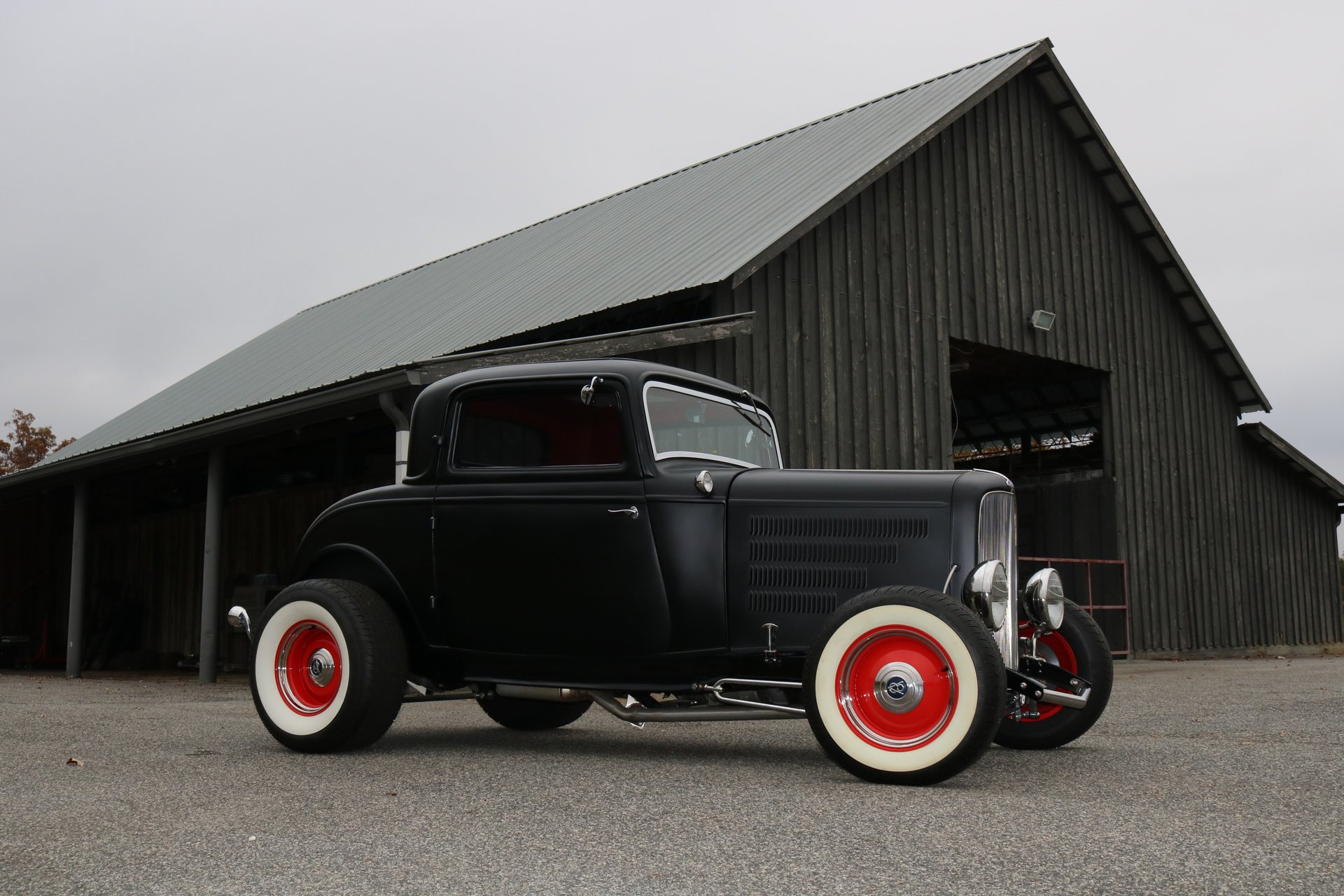 1932 ford 3 window coupe high boy
