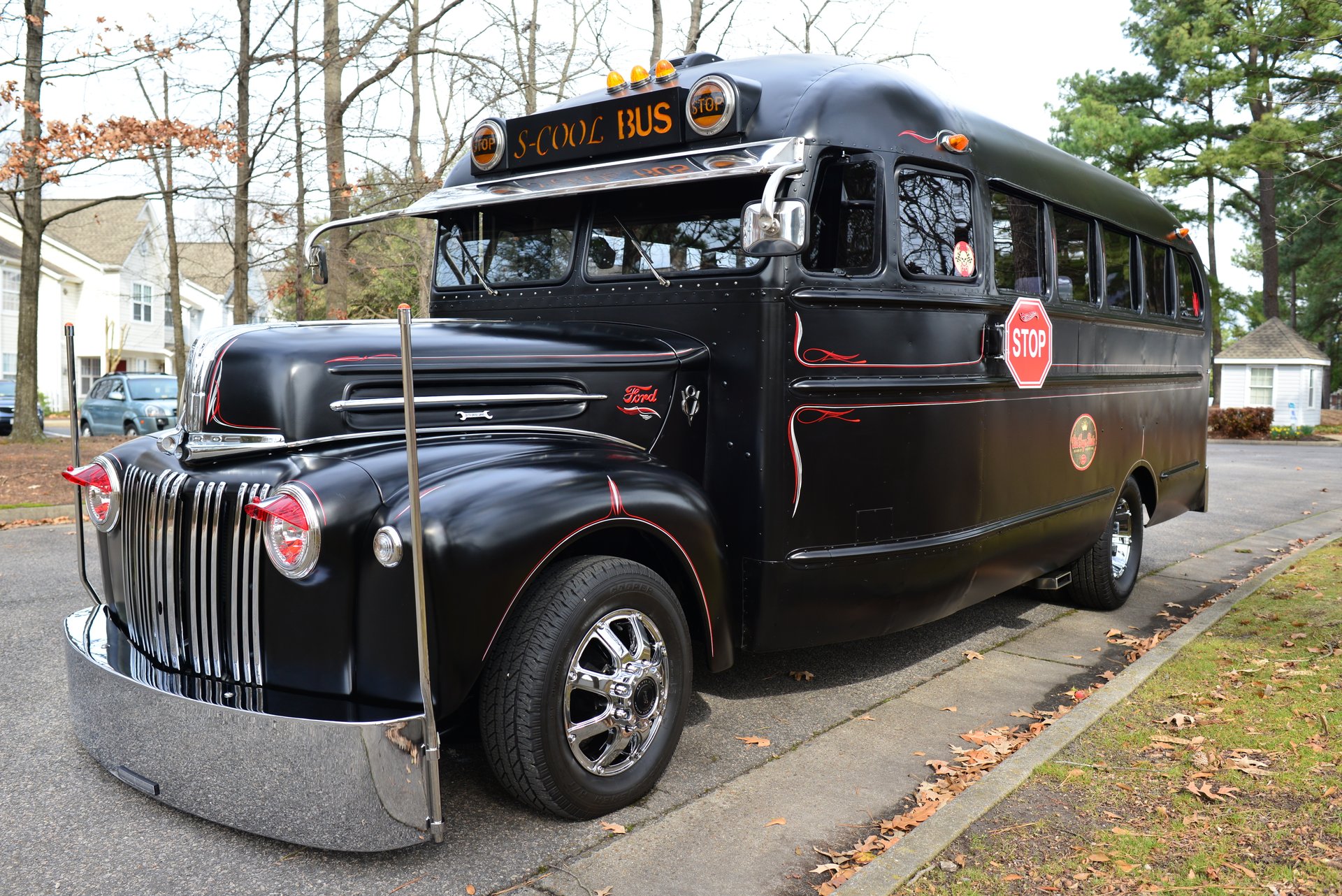 1940 ford school bus short bus custom