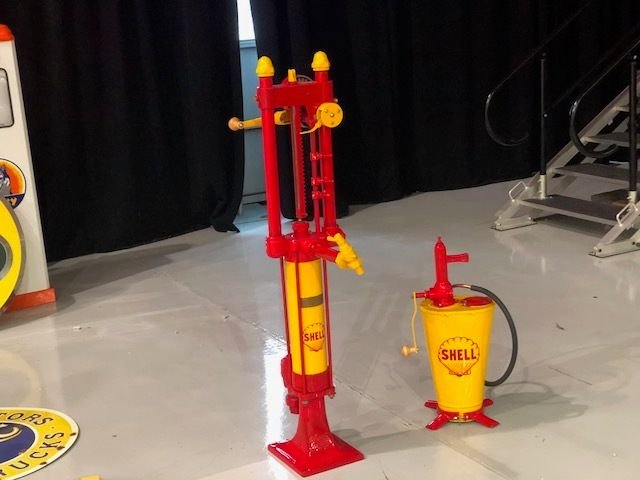 Shell Gas Pump and Oil Pump | GAA Classic Cars