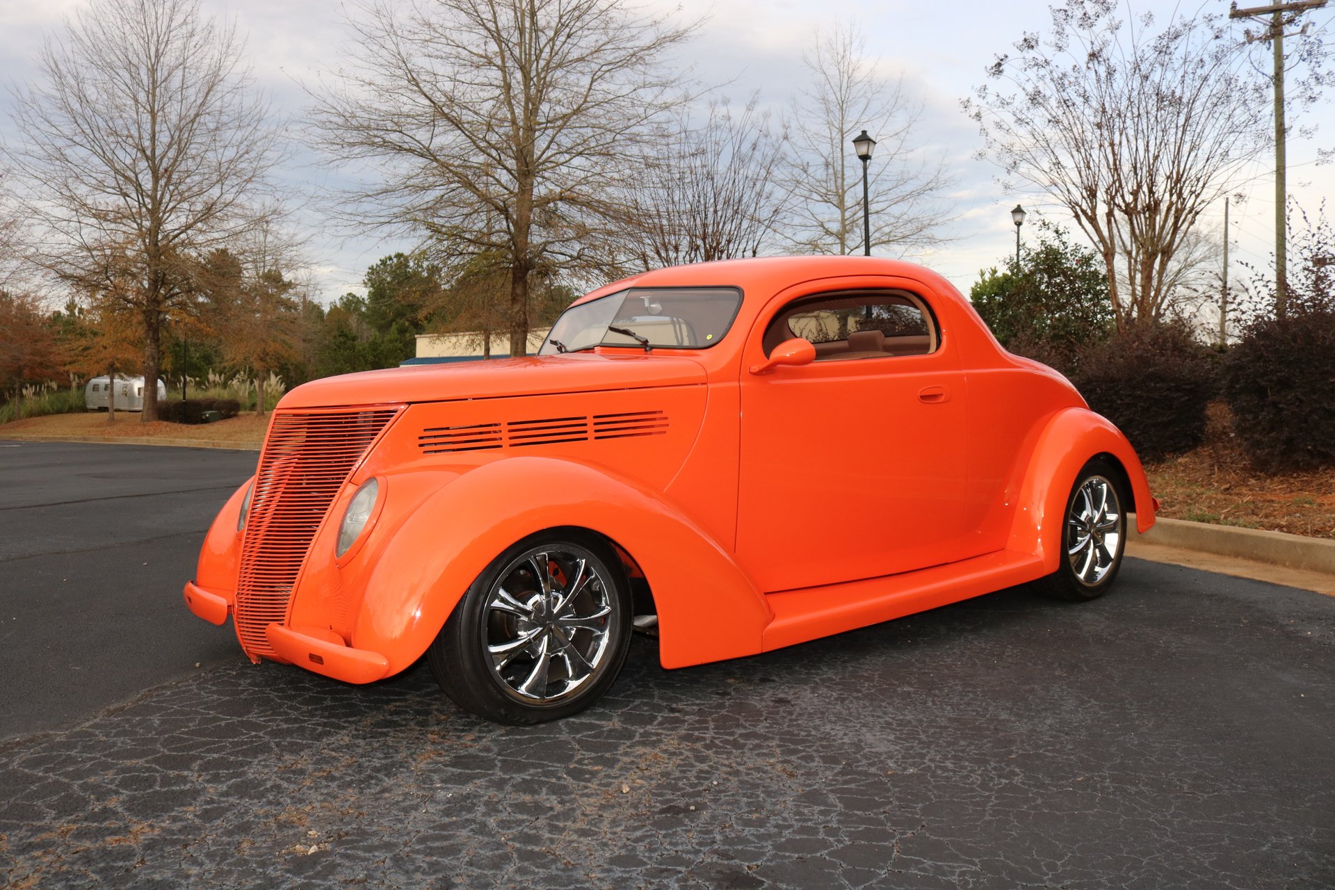 1937 ford 3 window coupe street rod