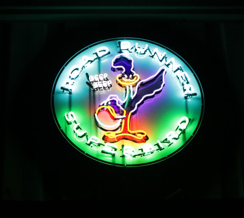 Road Runner / Super Bird Neon Sign | GAA Classic Cars