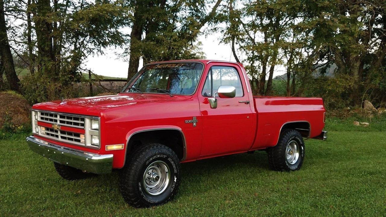 1986 chevrolet k 10 4x4 pickup