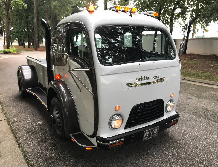 1950 White Cab Over Pick Up 