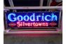 Original Goodrich Silvertowns Porcelain Neon Sign 18" x 60"