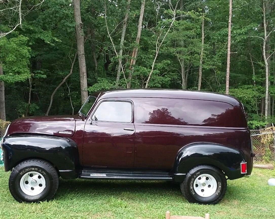 1949 chevrolet custom panel truck