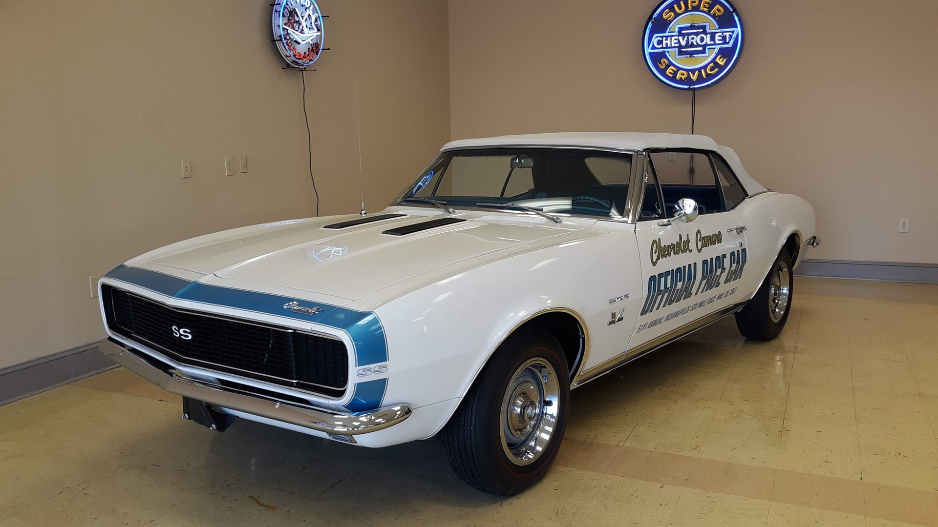 1967 chevrolet camaro ss rs pace car