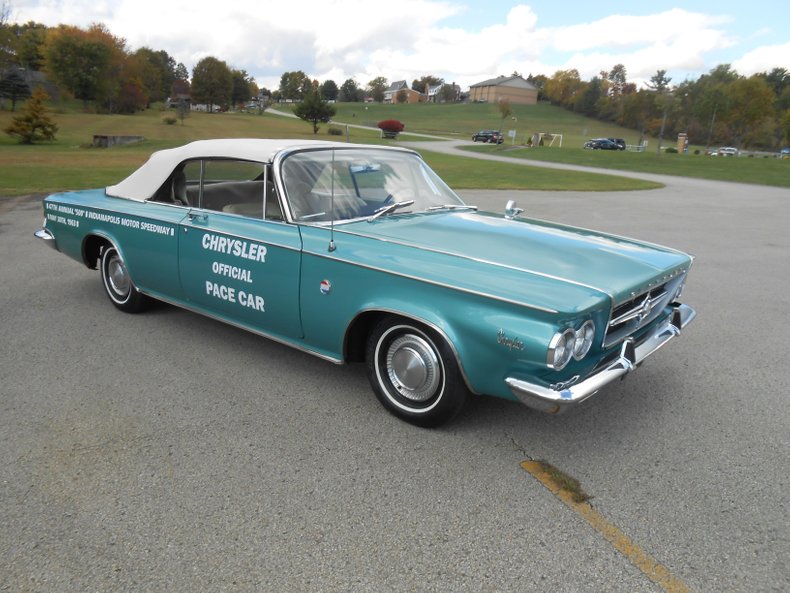1963 chrysler 300 pace setter indy 500 pace car