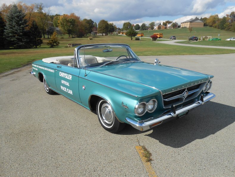 1963 chrysler 300 pace setter indy 500 pace car
