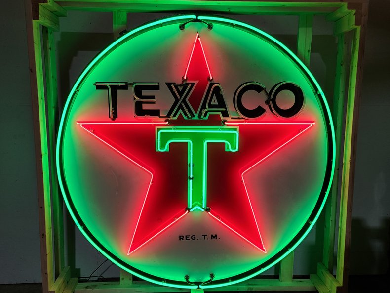 0 Texaco Porcelain Neon Sign | GAA Classic Cars