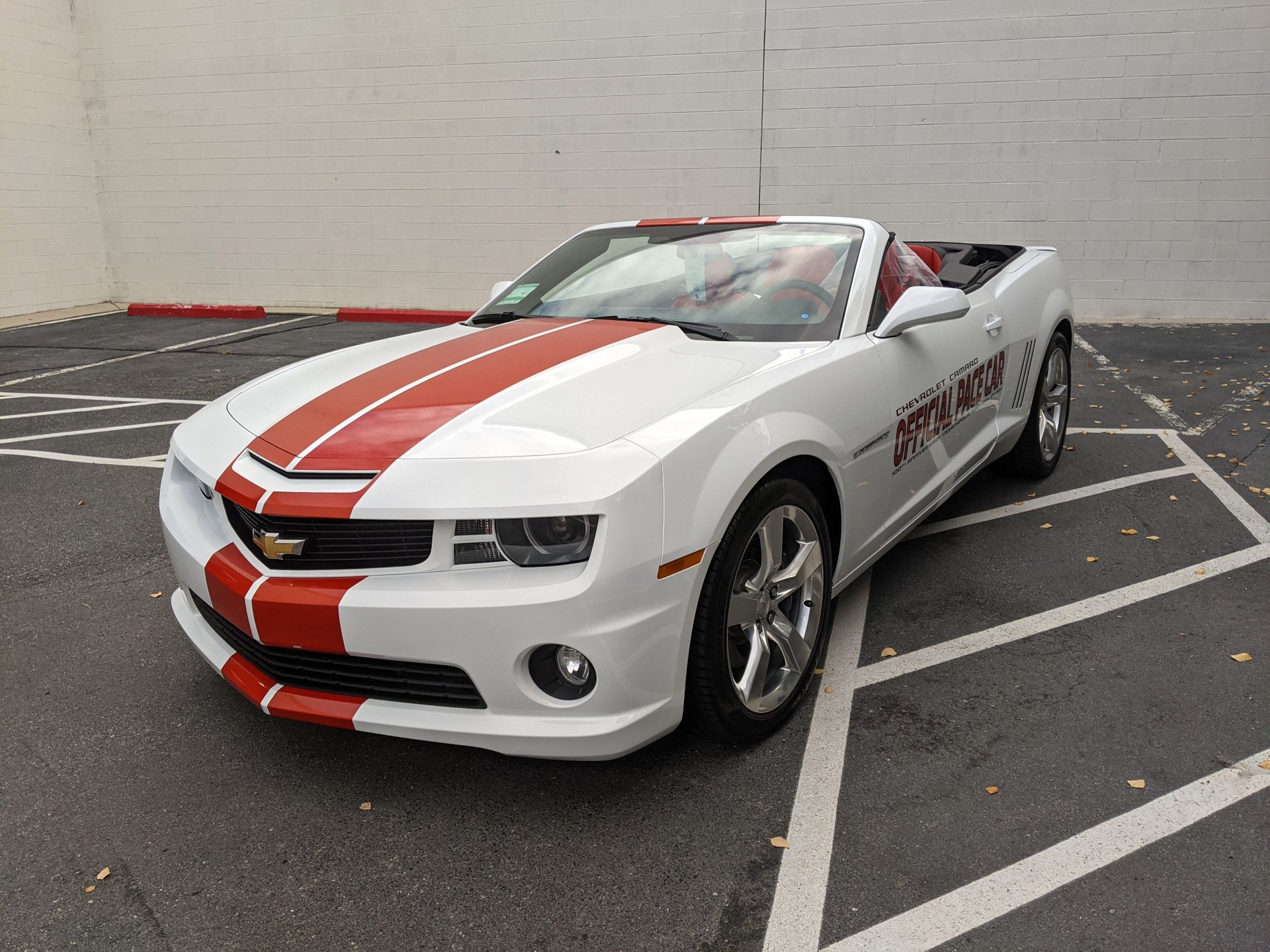 2011 chevrolet camaro indy pace car replica