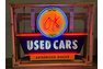 48" x 60" OK Used Cars Tin Neon Sign with Flasher