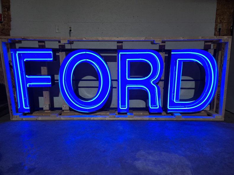 0 Ford Dealership Neon Sign  