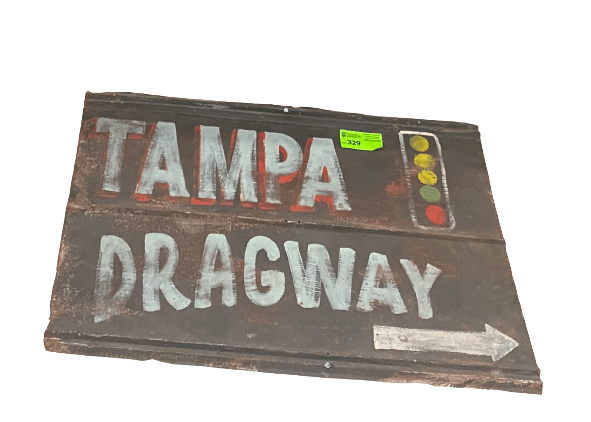 Tampa Dragway Sign | GAA Classic Cars