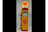 6ft Tall Shell Gas Pump with Lighted Globe