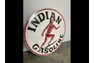 30in Porcelain Indian Gasoline Sign