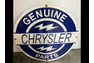 30in Porcelain Chrysler Parts Sign