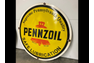 30in Porcelain Pennzoil Safe Lubrication Sign