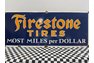 Firestone Tire Porcelain Sign