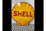 Shell Double-Sided Porcelain Sign