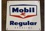 Original Mobil Regular Gasoline Sign