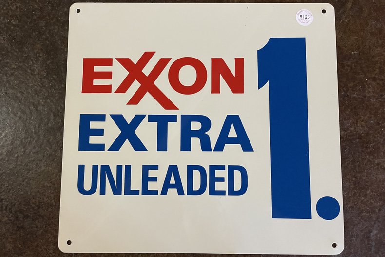 Original Exxon Extra Unleaded Sign | GAA Classic Cars