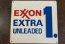 Original Exxon Extra Unleaded Sign