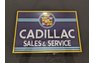 Cadillac Sales & Service Lighted Sign
