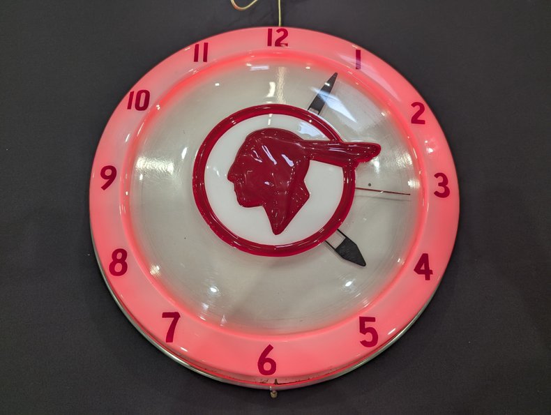 Original Pontiac Dealership Neon Clock | GAA Classic Cars