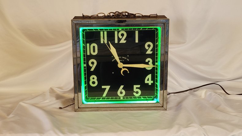 Original Neon Clock | GAA Classic Cars